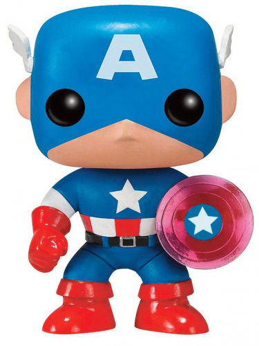 Figúrka Marvel - Captain America Photon Shield 75th Anniversary Limited (Funko POP!)