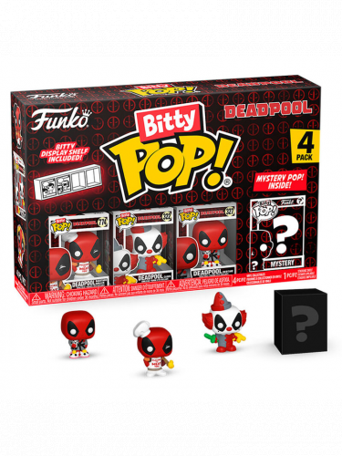 Figúrka Marvel - Deadpool BBQ Master 4-pack (Funko Bitty POP)