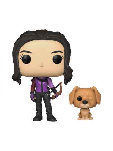 Figúrka Marvel: Hawkeye - Kate Bishop with Lucky the Pizza Dog (Funko POP! Television 1212)