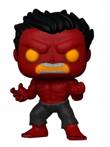 Figúrka Marvel - Red Hulk Chase (svítící) (Funko POP! Marvel 854)