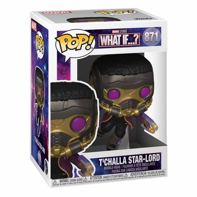 Figúrka Marvel: What If...? - T'Challa Star-Lord (Funko POP! Marvel 871)