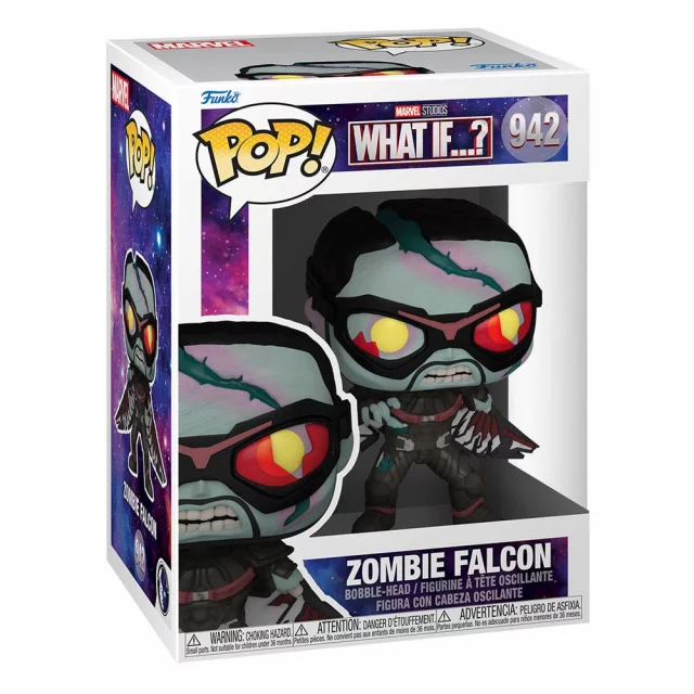 Figúrka Marvel: What If...? - Zombie Falcon (Funko POP! Marvel 942)