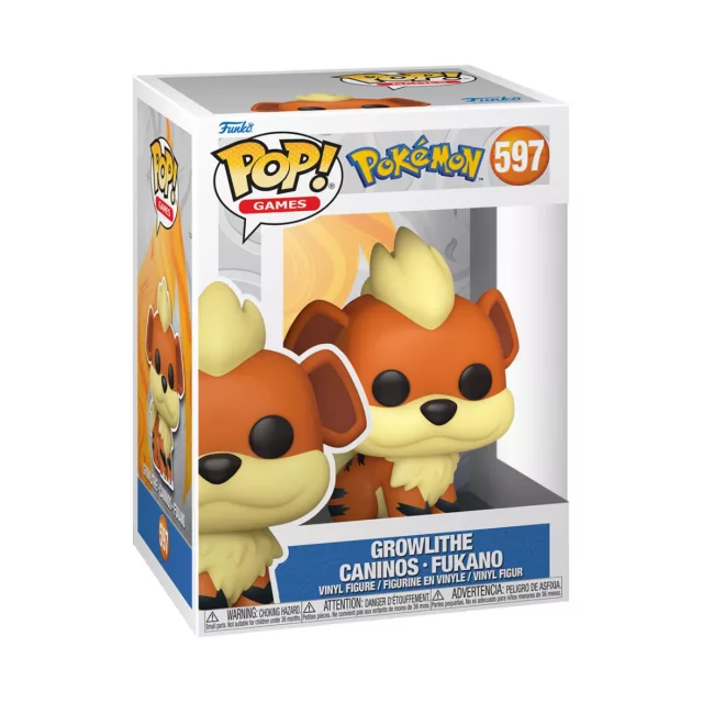 Figúrka Pokémon - Growlithe (Funko POP! Games 597)