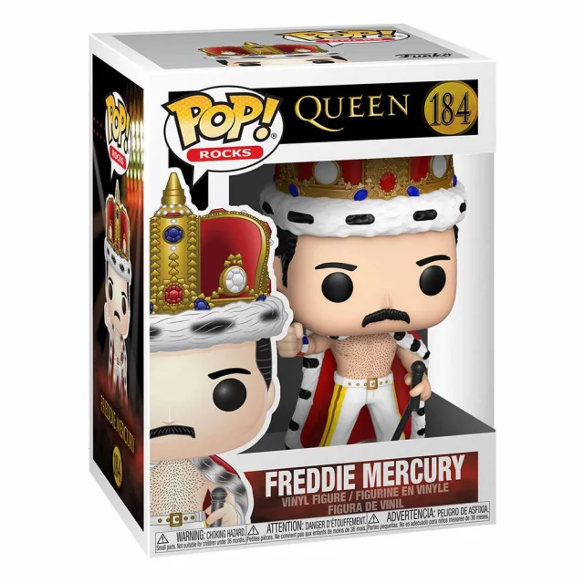 Figúrka Queen - Freddie Mercury King (Funko POP! Rocks 184)