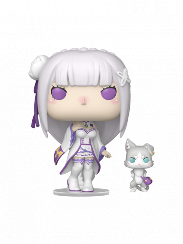 Figúrka Re: Zero - Starting Life in Another World - Emilia with Puck (Funko POP! Animation 2112)