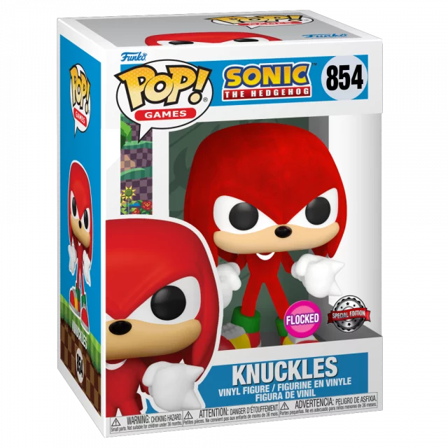 Figúrka Sonic - Knuckles Flocked Special Edition (Funko POP! Games 854)