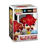 Figúrka Sonic the Hedgehog - Silver as The Flash (Funko POP! Heroes 593)