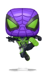 Figúrka Spider-Man - Miles Morales Purple Rein Suit Metallic (Funko POP! Games)