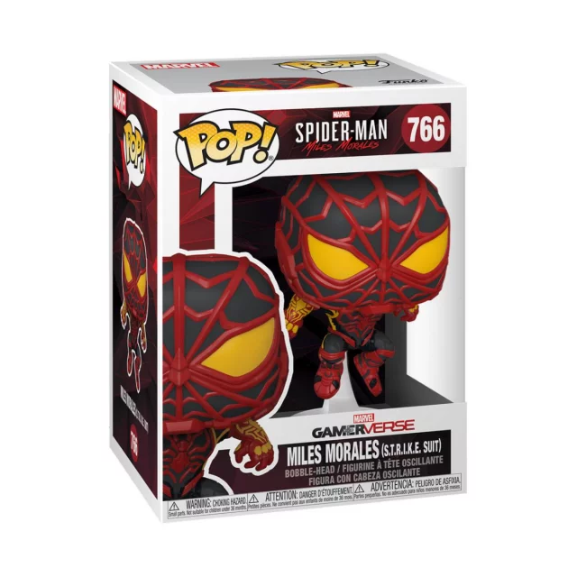 Figúrka Spider-Man - Miles Morales S.T.R.I.K.E. Suit (Funko POP! Games 766)