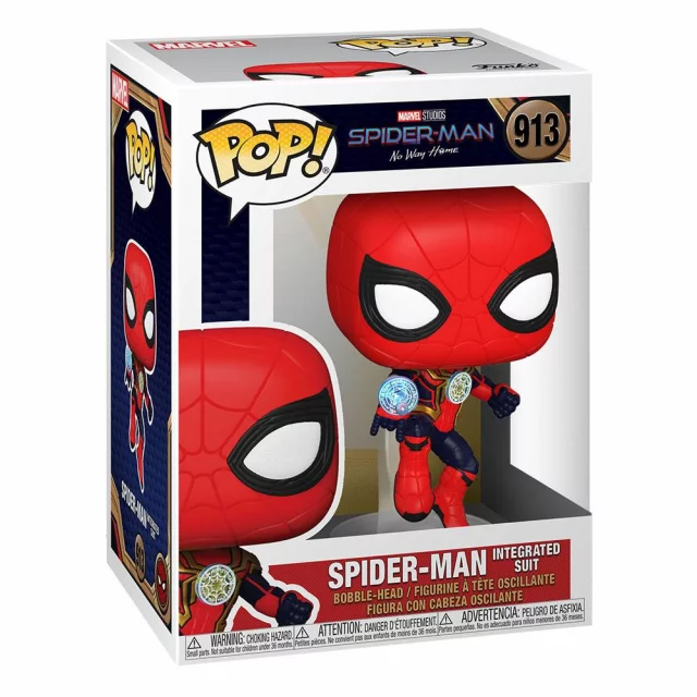 Figúrka Spider-Man: No Way Home - Spider-Man Integrated Suit (Funko POP! Marvel 913)