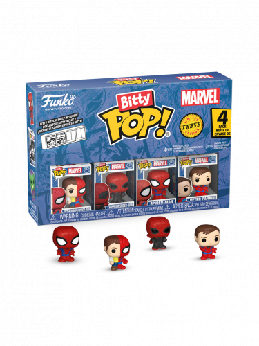 Figúrka Spider-Man - Peter Parker & Spider-Man (Funko Bitty POP)