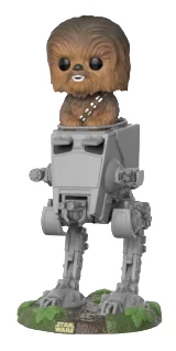 Figúrka Star Wars - Chewbacca with AT-ST Deluxe (Funko POP!)