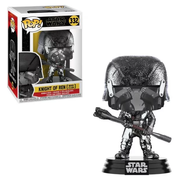 Figúrka Star Wars IX: Rise of the Skywalker - Knight of Ren with War Club Chrome (Funko POP! Star Wars 332)