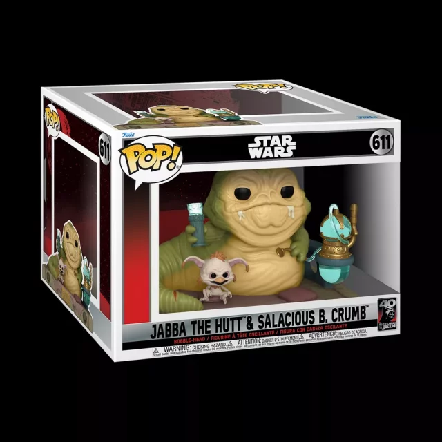 Figúrka Star Wars - Jabba the Hutt & Salacious B. Crumb (Funko POP! Moment 611)
