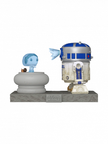 Figúrka Star Wars - R2-D2 and Princess Leia Hologram (Funko POP! Deluxe 766)