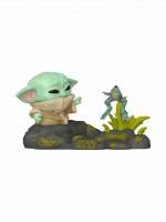 Figúrka Star Wars: The Mandalorian - Grogu with Frog Deluxe (Funko POP! Star Wars 721)