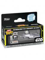 Figúrka Star Wars - The Mandalorian in N1 Starfighter (Funko Bitty POP)