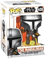 Figúrka Star Wars: The Mandalorian - Mandalorian Flying Glow Special Edition (Funko POP! Star Wars 408)