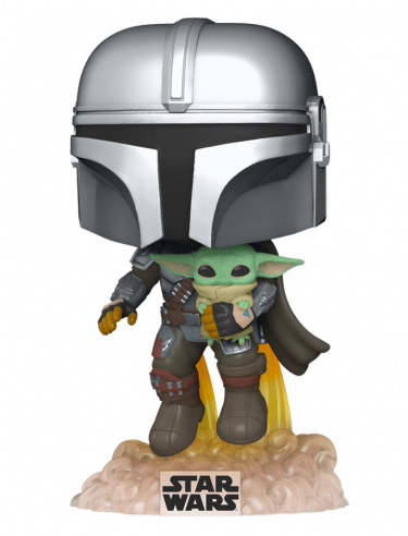 Figúrka Star Wars: The Mandalorian - Mando with Jet Pack (poškodená krabička) (Funko POP! Star Wars 402)