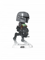Figúrka Star Wars: The Mandalorian & Grogu - The Mandalorian with Grogu in Imperial Remnant AT-RT (Funko POP! Rides 837)