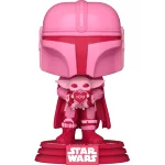 Figúrka Star Wars - The Mandalorian with Grogu Valentine (Funko POP! Star Wars 498)