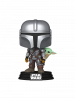 Figúrka Star Wars: The Mandalorian & Grogu - The Mandalorian with Grogu (Funko POP! Disney 818)