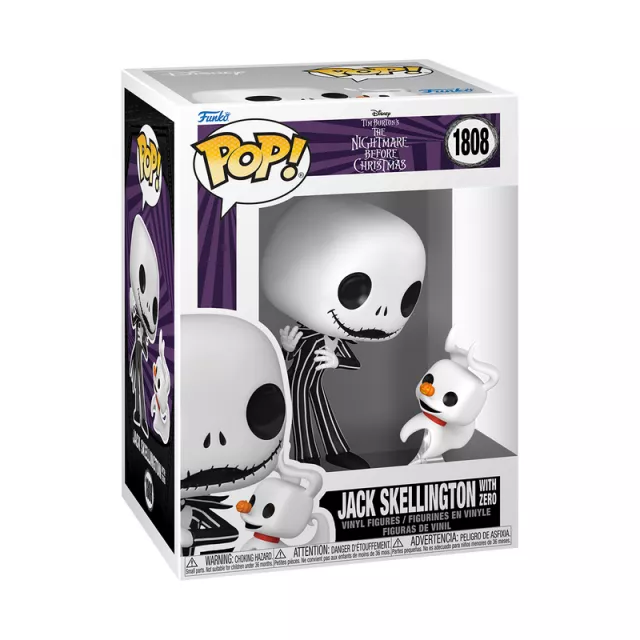 Figúrka The Nightmare Before Christmas - Jack Skellington with Zero (Funko POP! Disney 1808) - Tim Burton