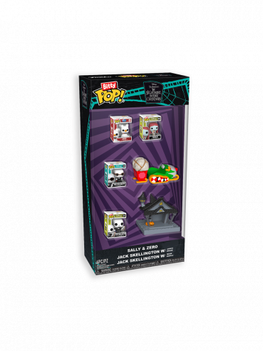 Figúrka The Nightmare before Christmas - Sally, Jack, Zero 6-pack (Funko Bitty POP)