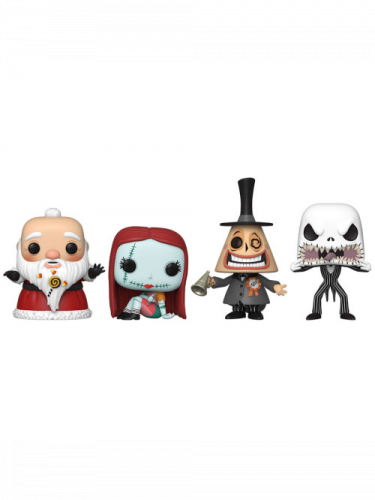 Figúrka The Nightmare Before Christmas - Sandy Claws/Sally Sewing/Mayor/Jack Skellington (Funko POP! 4-Pack)