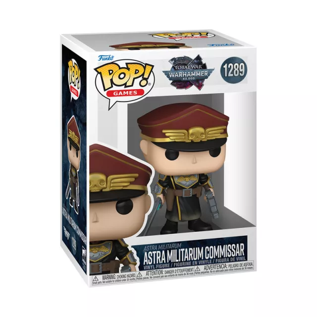 Figúrka Total War: WARHAMMER 40,000 - Astra Militarum Commissar (Funko POP! Games 1289) - GW_W40K