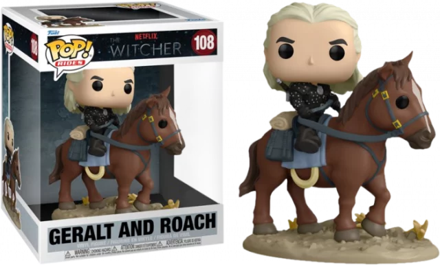 Figurka Zaklínač - Geralt and Roach (Netflix) (Funko POP! Rides 108) (poškozený obal)
