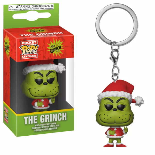 Kľúčenka The Grinch - The Holiday Grinch (Funko)