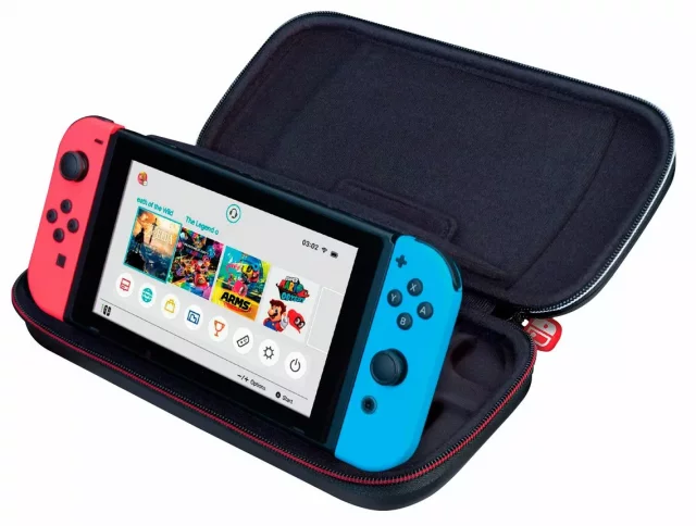 Luxusné cestovne puzdro pre Nintendo Switch čierne (Switch & Lite & OLED Model)