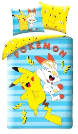 Obliečky Pokémon - Pikachu a Scorbunny