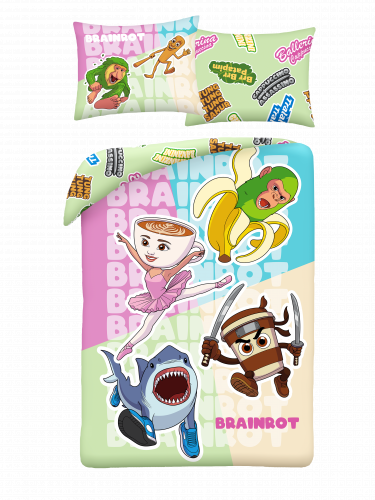 Obliečky Brainrot - Characters