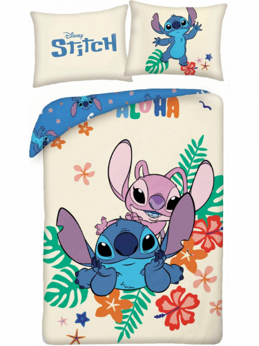 Obliečky Disney - Stitch & Angel