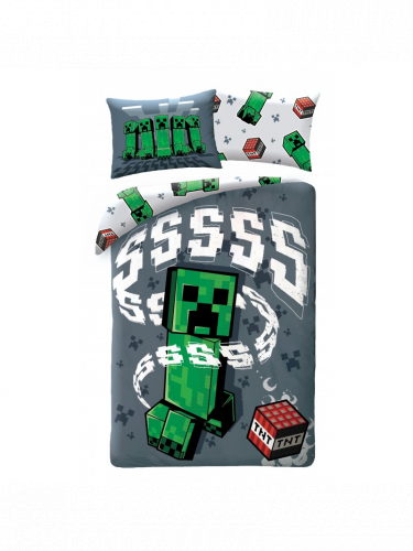 Obliečky Minecraft - Creeper TNT