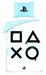 Obliečky PlayStation - Buttons (biele)