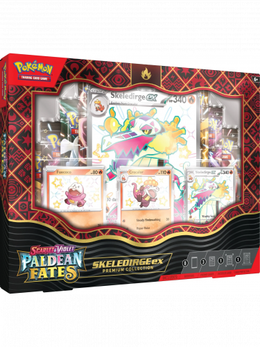 Kartová hra Pokémon TCG: Scarlet & Violet Paldean Fates - Premium Collection: Skeledirge ex