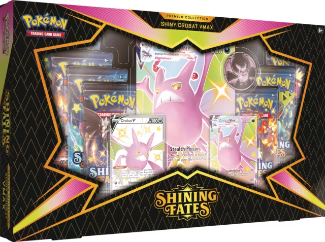 Kartová hra Pokémon TCG: Shining Fates - Premium Collection Shiny Crobat V
