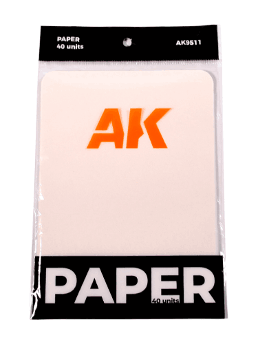 Papier do plastovej palety AK - Wet Palette Paper (40 ks)