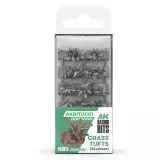 Modelársky doplnok AK Basing Bits - Grass tufts - AK-Interactive