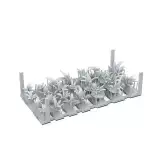 Modelársky doplnok AK Basing Bits - Grass tufts - Warhammer Doplnky