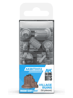 Modelársky doplnok AK Basing Bits - Village ruins