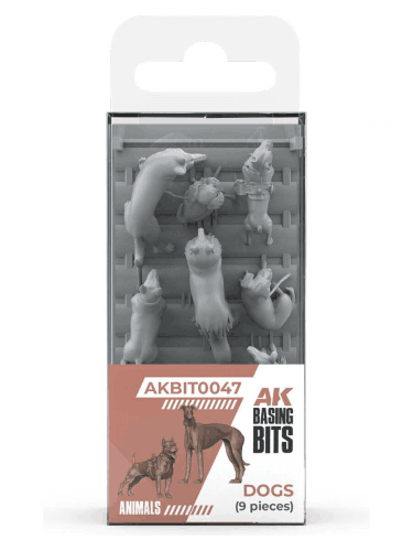 Modelársky doplnok AK Basing Bits - Psy