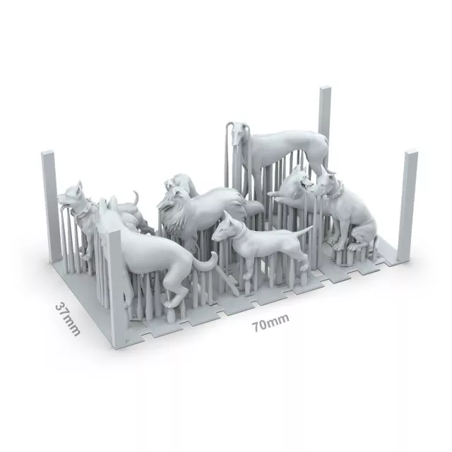 Modelársky doplnok AK Basing Bits - Psy - AK-Interactive