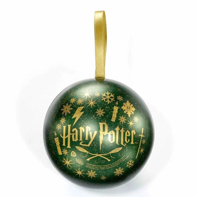 Vianočná ozdoba Harry Potter- Slytherin (s príveskom vo vnútri)