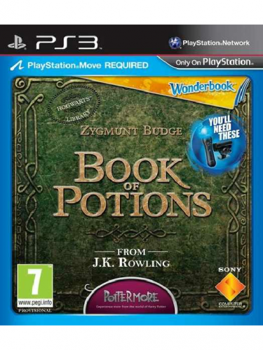 Wonderbook: Book of Potions CZ + MOVE Starter pack (PS3)