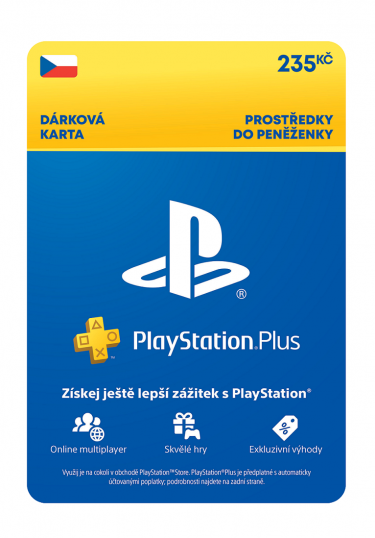 PlayStation Store el. peněženka - 235 Kč (PS DIGITAL) (DIGITAL)