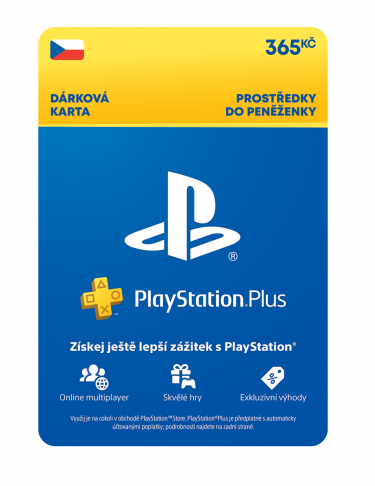 PlayStation Store el. peněženka - 365 Kč (PS DIGITAL) (DIGITAL)